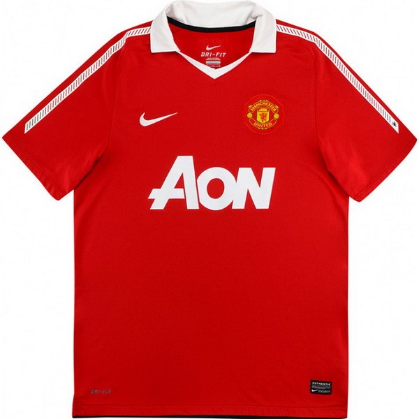 Thailandia Maglia Manchester United Prima Retro 2010 2011 Rosso